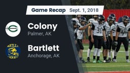 Recap: Colony  vs. Bartlett  2018
