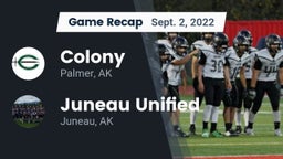 Recap: Colony  vs. Juneau Unified 2022