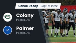 Recap: Colony  vs. Palmer  2022
