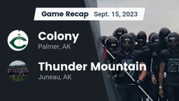 Recap: Colony  vs. Thunder Mountain  2023