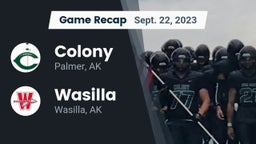 Recap: Colony  vs. Wasilla  2023