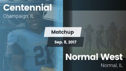 Matchup: Centennial High vs. Normal West  2017