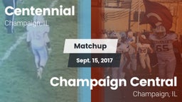 Matchup: Centennial High vs. Champaign Central  2017