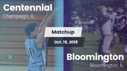 Matchup: Centennial High vs. Bloomington  2018