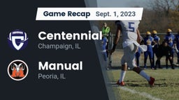 Recap: Centennial  vs. Manual  2023