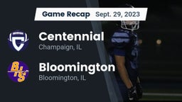 Recap: Centennial  vs. Bloomington  2023