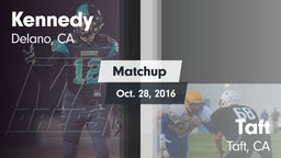 Matchup: Kennedy vs. Taft  2016