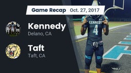 Recap: Kennedy  vs. Taft  2017