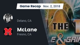 Recap:  vs. McLane  2018