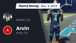 Recap:  vs. Arvin  2018