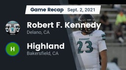 Recap: Robert F. Kennedy  vs. Highland  2021