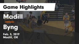 Madill  vs Byng  Game Highlights - Feb. 5, 2019