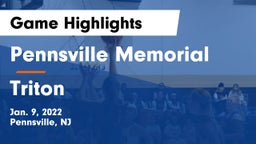 Pennsville Memorial  vs Triton  Game Highlights - Jan. 9, 2022
