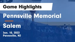 Pennsville Memorial  vs Salem  Game Highlights - Jan. 10, 2022