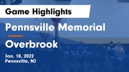 Pennsville Memorial  vs Overbrook  Game Highlights - Jan. 18, 2022