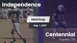 Matchup: Independence High vs. Centennial  2017