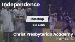 Matchup: Independence High vs. Christ Presbyterian Academy 2017