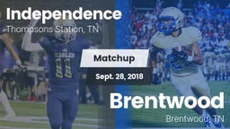Matchup: Independence High vs. Brentwood  2018