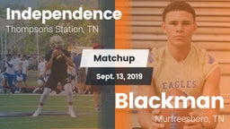 Matchup: Independence High vs. Blackman  2019