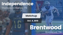 Matchup: Independence High vs. Brentwood  2019