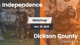Matchup: Independence High vs. Dickson County  2019