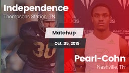 Matchup: Independence High vs. Pearl-Cohn  2019