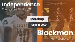 Matchup: Independence High vs. Blackman  2020