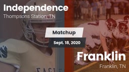 Matchup: Independence High vs. Franklin  2020