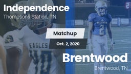 Matchup: Independence High vs. Brentwood  2020