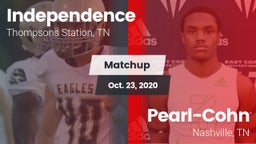 Matchup: Independence High vs. Pearl-Cohn  2020