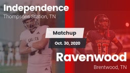 Matchup: Independence High vs. Ravenwood  2020