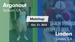 Matchup: Argonaut vs. Linden  2016