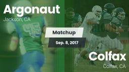 Matchup: Argonaut vs. Colfax  2017