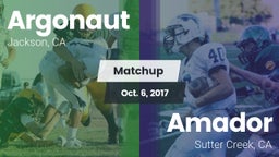 Matchup: Argonaut vs. Amador  2017