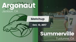 Matchup: Argonaut vs. Summerville  2017