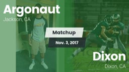 Matchup: Argonaut vs. Dixon  2017
