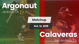 Matchup: Argonaut vs. Calaveras  2018