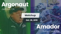 Matchup: Argonaut vs. Amador  2018