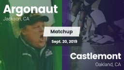 Matchup: Argonaut vs. Castlemont  2019