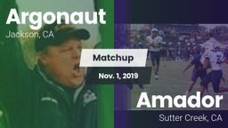 Matchup: Argonaut vs. Amador  2019