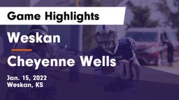 Weskan  vs Cheyenne Wells   Game Highlights - Jan. 15, 2022