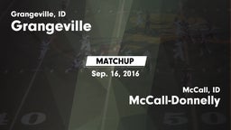 Matchup: Grangeville vs. McCall-Donnelly  2016