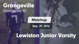 Matchup: Grangeville vs. Lewiston Junior Varsity 2016