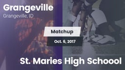 Matchup: Grangeville vs. St. Maries High Schoool 2016