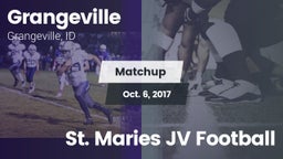 Matchup: Grangeville vs. St. Maries JV Football 2017