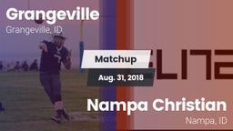 Matchup: Grangeville vs. Nampa Christian  2018