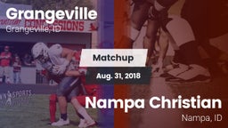 Matchup: Grangeville vs. Nampa Christian  2018