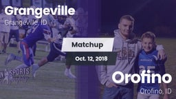 Matchup: Grangeville vs. Orofino  2018
