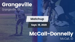 Matchup: Grangeville vs. McCall-Donnelly  2020