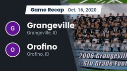 Recap: Grangeville  vs. Orofino  2020